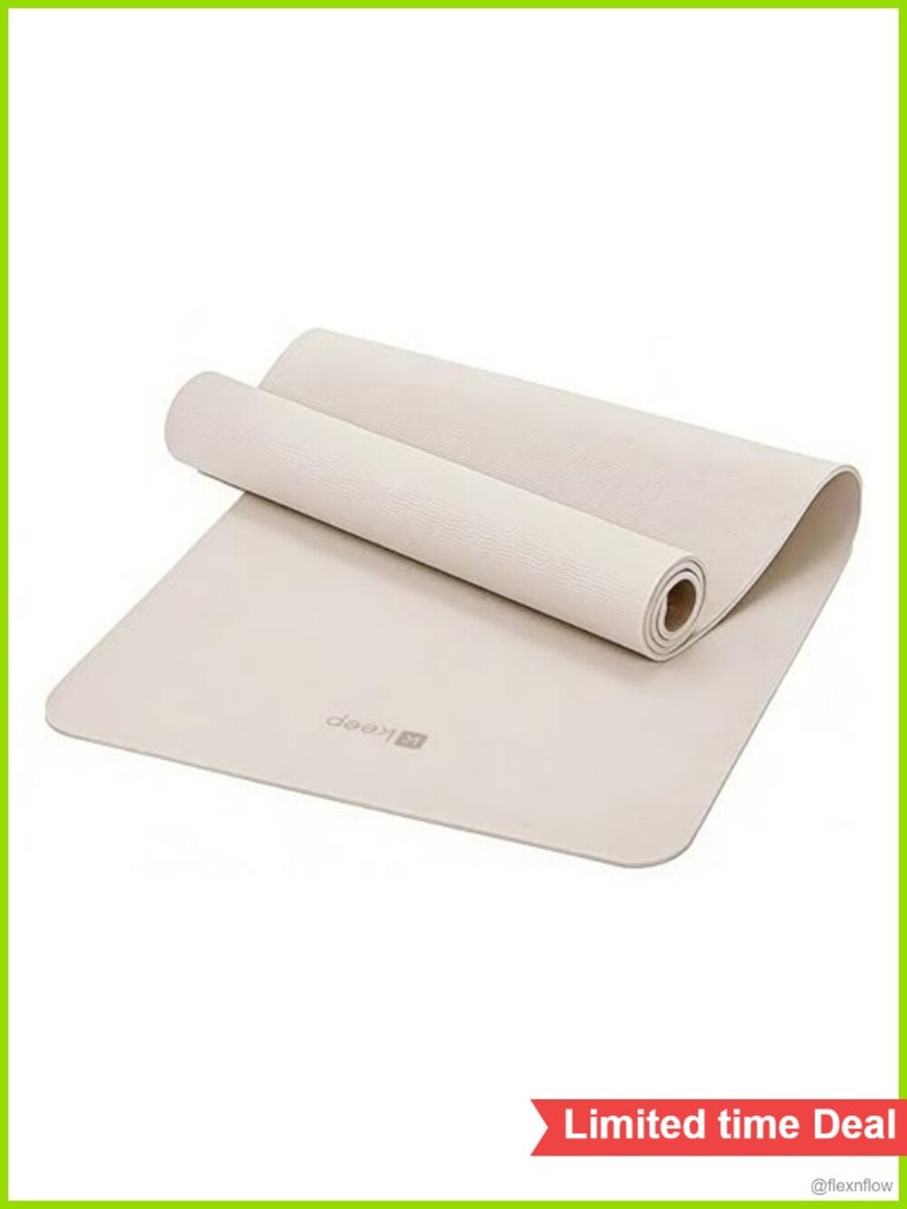 TPE Non Slip Yoga Mat 6mm with Carrying Strap Home Workout